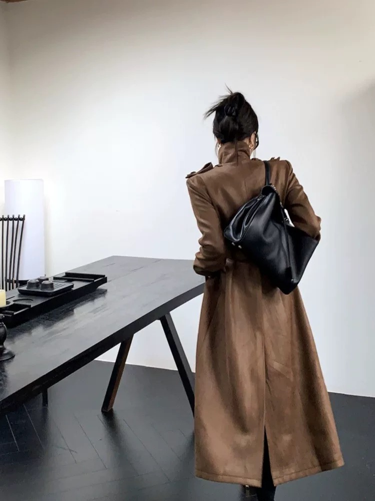 Ahead of you leather coat COA178 images